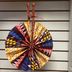 African Print Fan